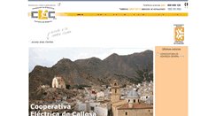 Desktop Screenshot of electricadecallosa.es