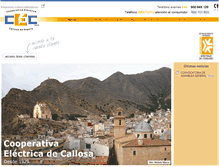 Tablet Screenshot of electricadecallosa.es
